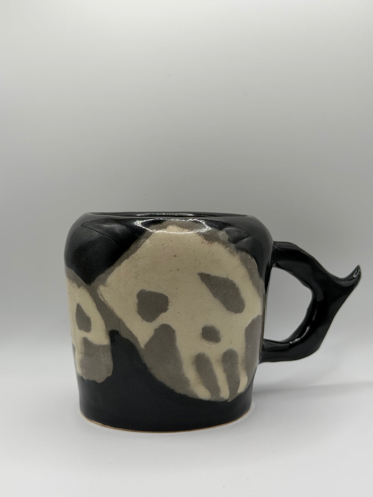 Nerikomi Skull Black Mug 1