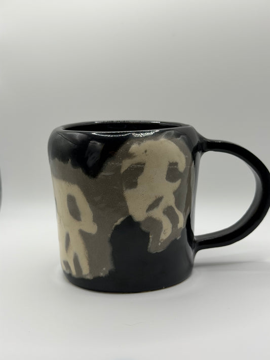 Nerikomi Skull Black Mug 3